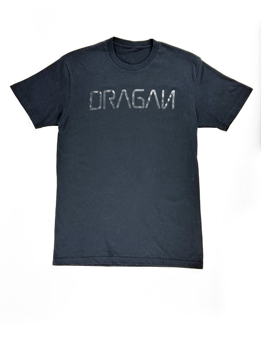 Dragan Logo t-shirt- Black on black
